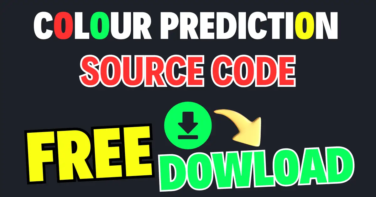 Colour Prediction Game Source Code free download